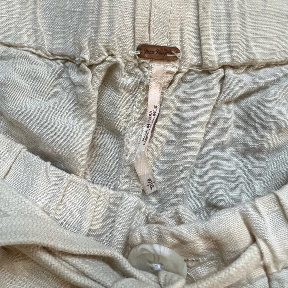 Free People - Tomboy Linen Shorts - Picture 4 of 8